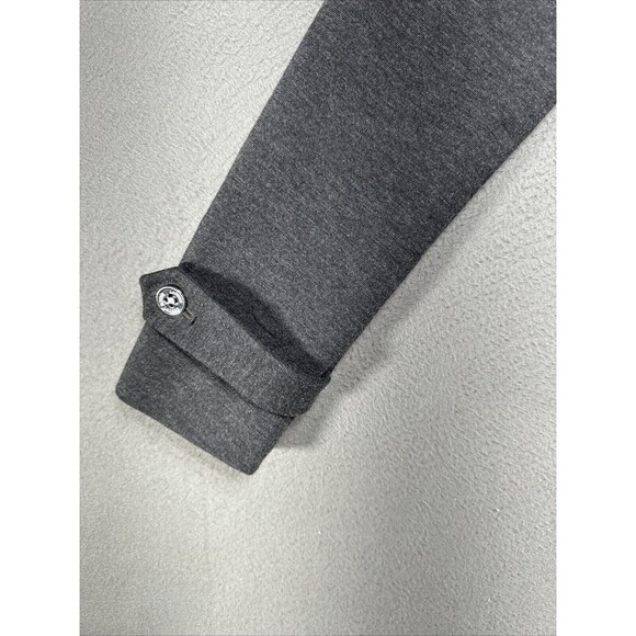 Lauren Ralph Lauren Jacket Womens Small Gray Herringbone Moto Biker Wool Blend - Picture 5 of 14